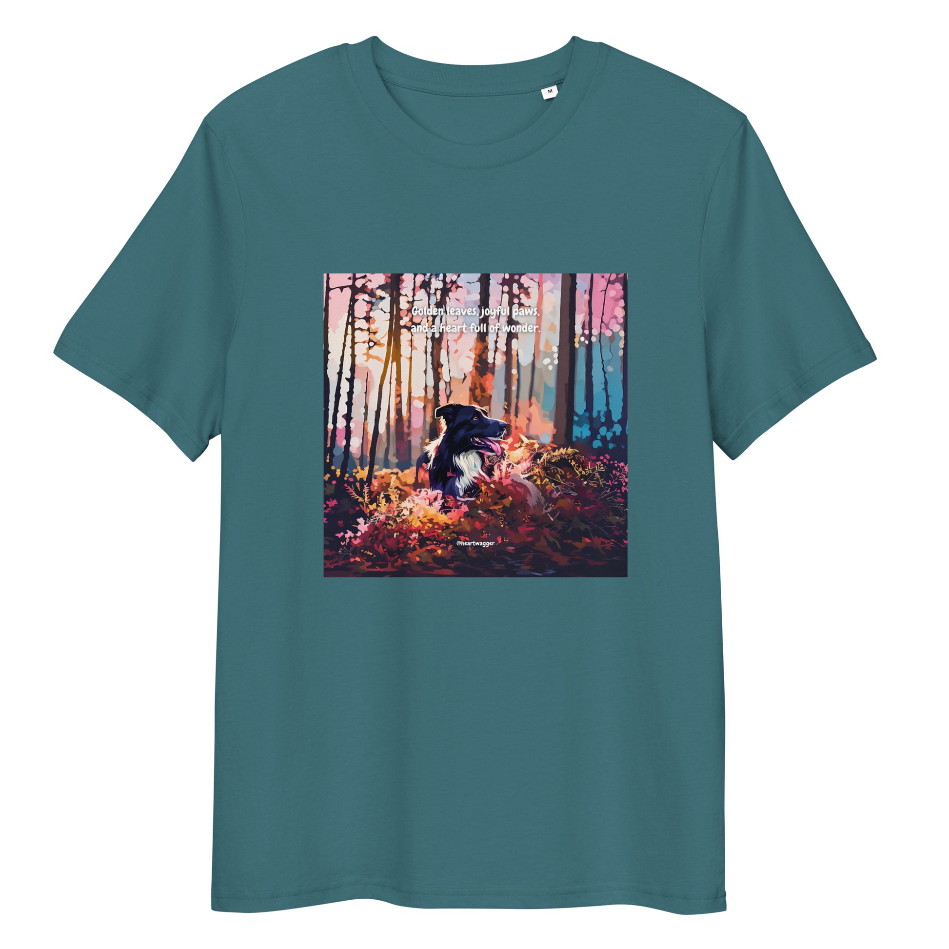 T-Shirt - Golden leaves, joyful paws, and a heart full of wonder