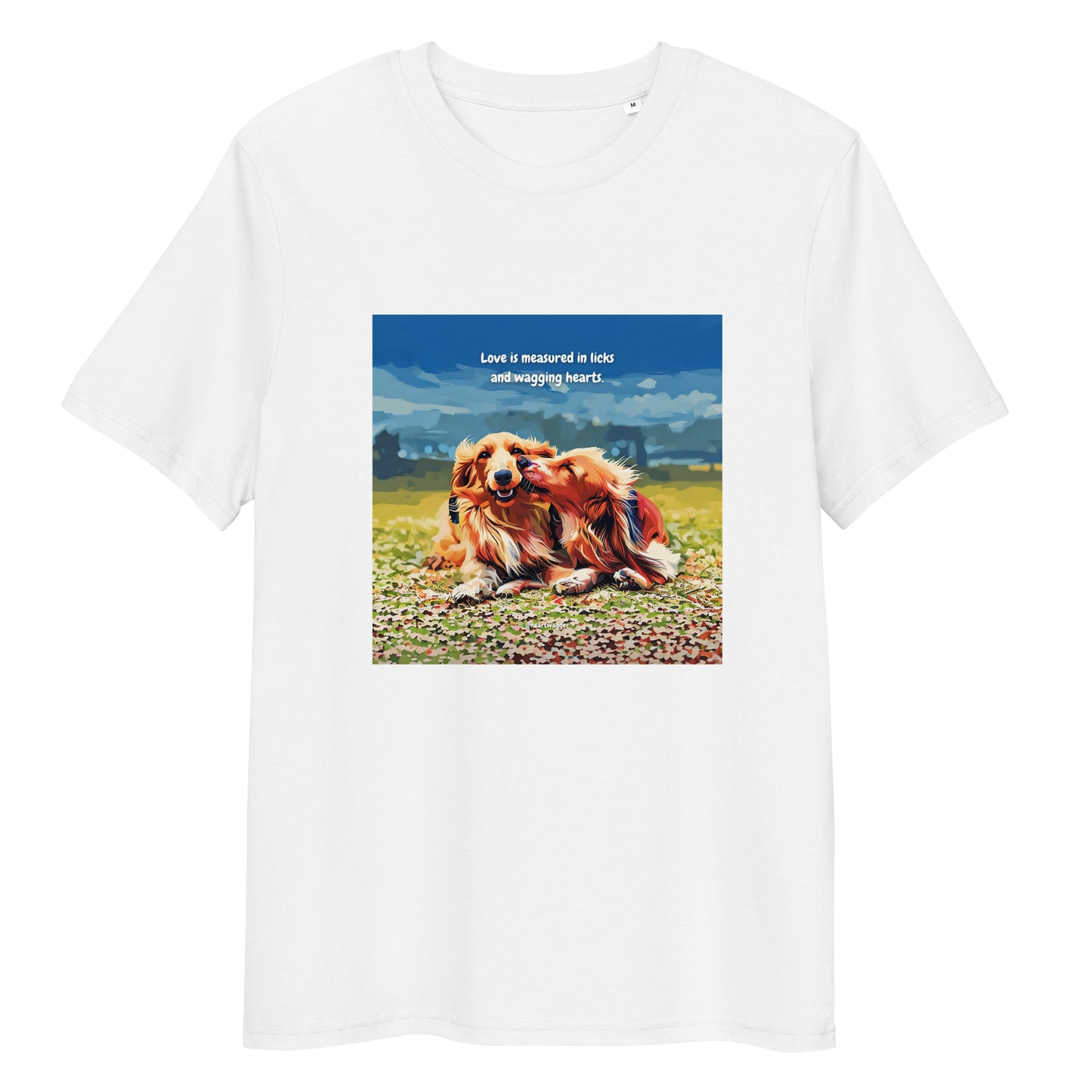 T-Shirt - Love is measured in licks and wagging hearts