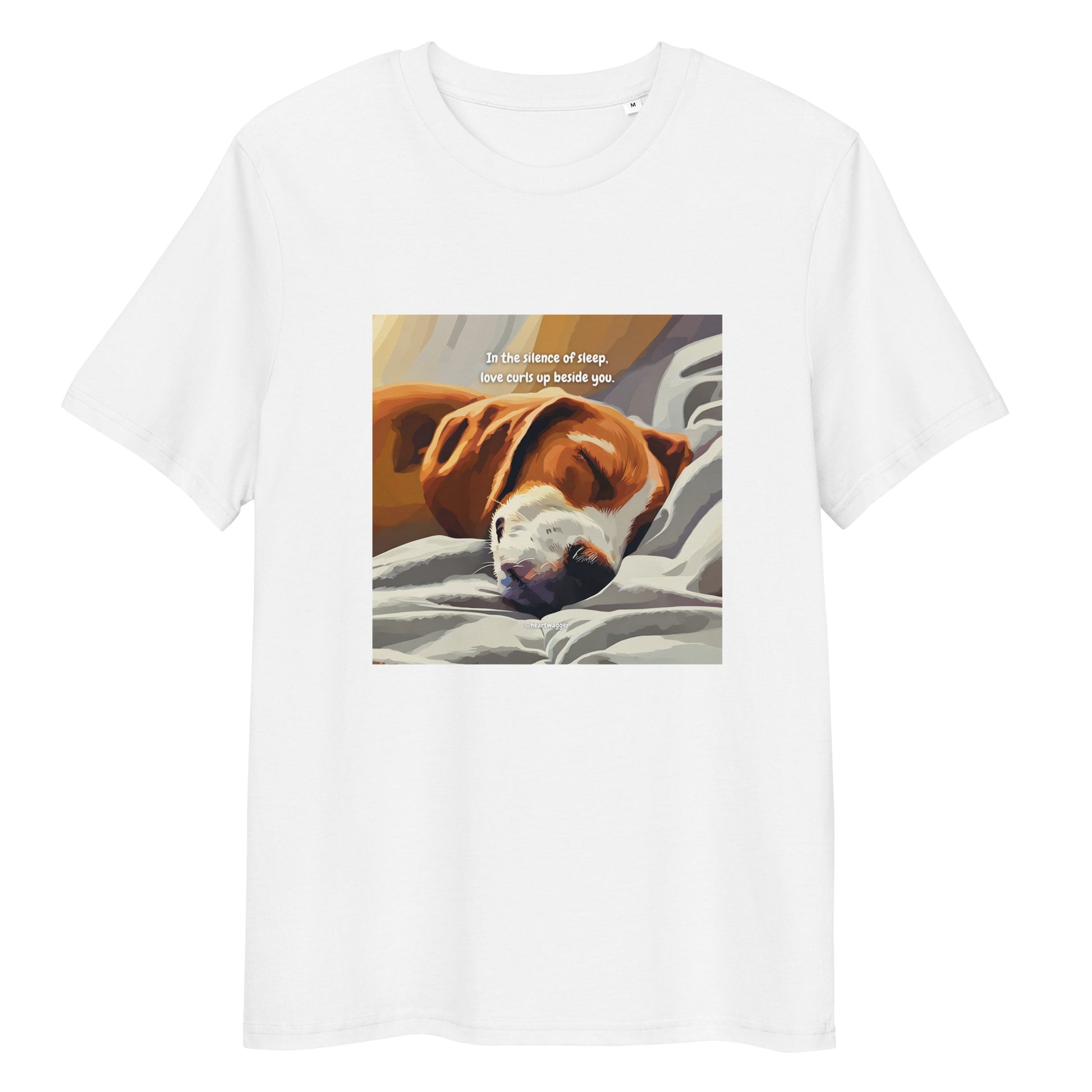 T-Shirt - In the silence of sleep, love curls up beside you