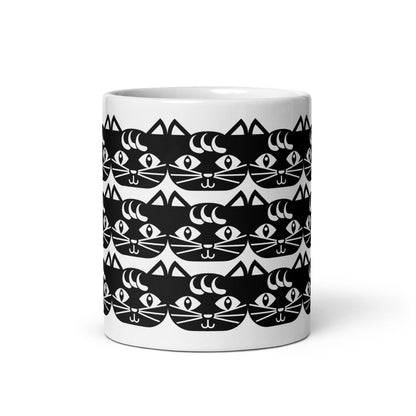 JUST MAU bw - Ceramic Mug - SHALMIAK