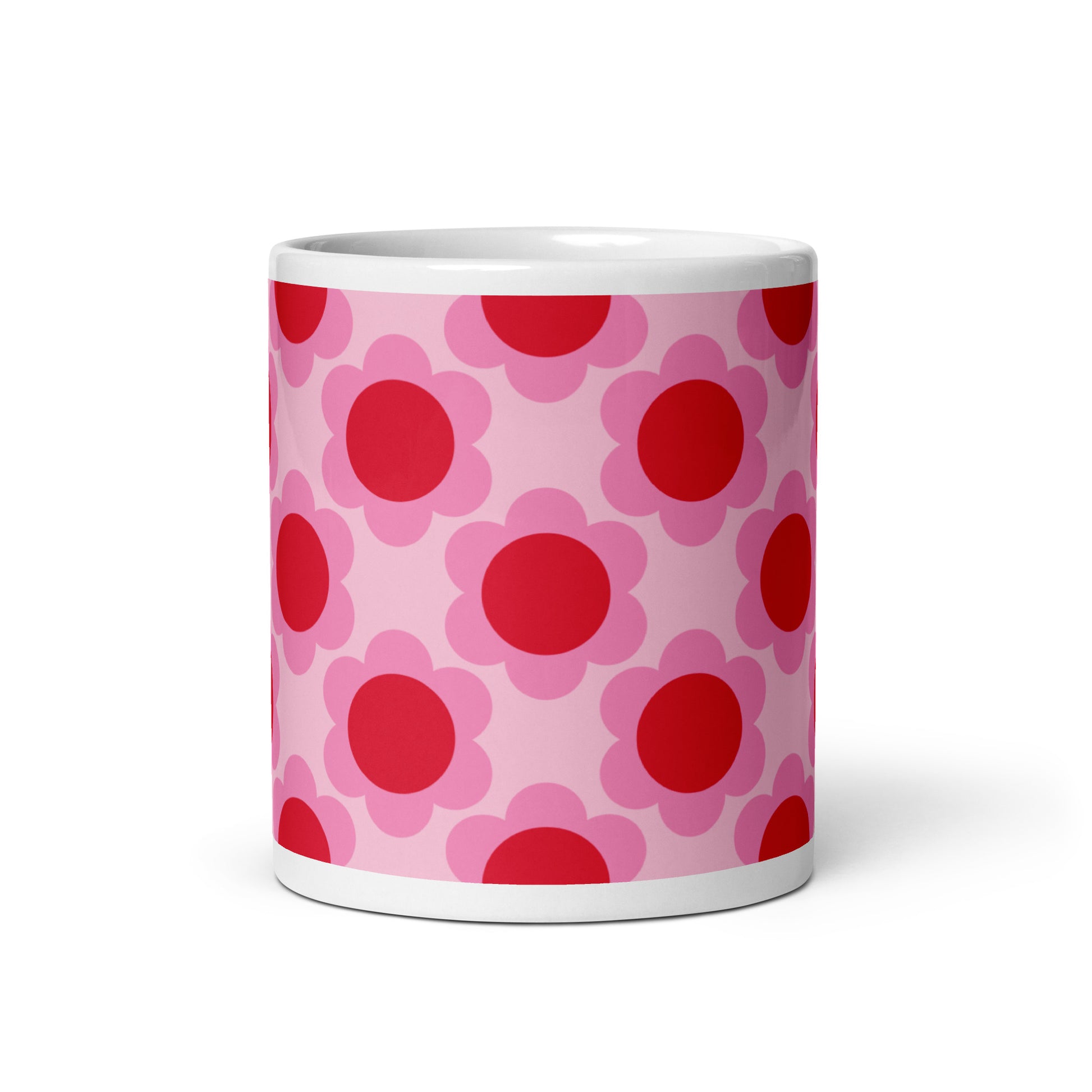 Mug - ELLIE red - Classic floral print