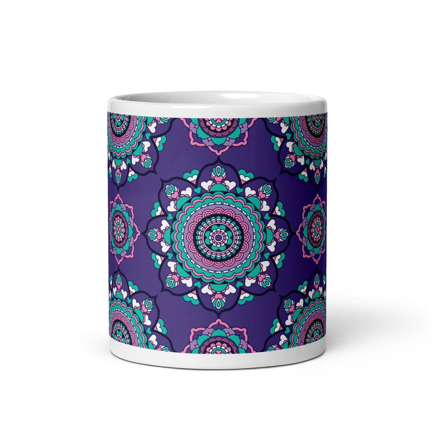 Mug - FOREVERMORE summer violet - Romantic flowers & hearts