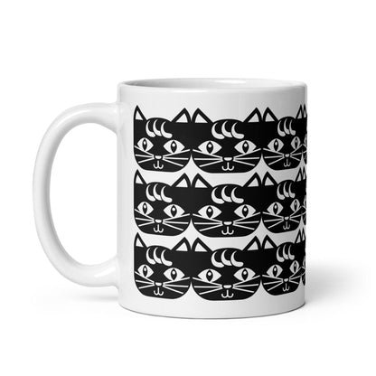 JUST MAU bw - Ceramic Mug - SHALMIAK