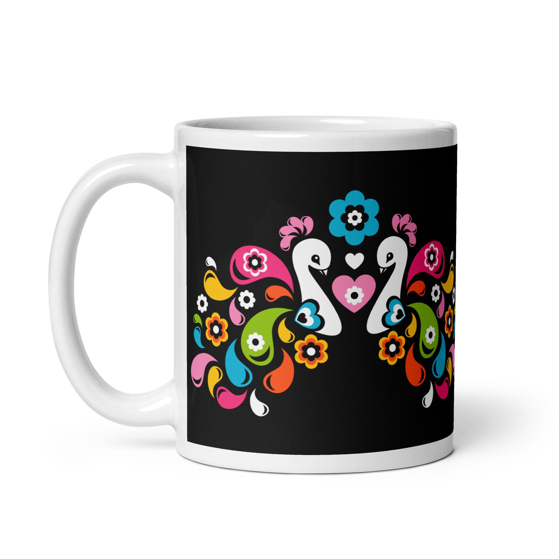 PEACOCK LOVE happy - Mug