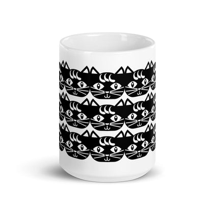 JUST MAU bw - Ceramic Mug - SHALMIAK