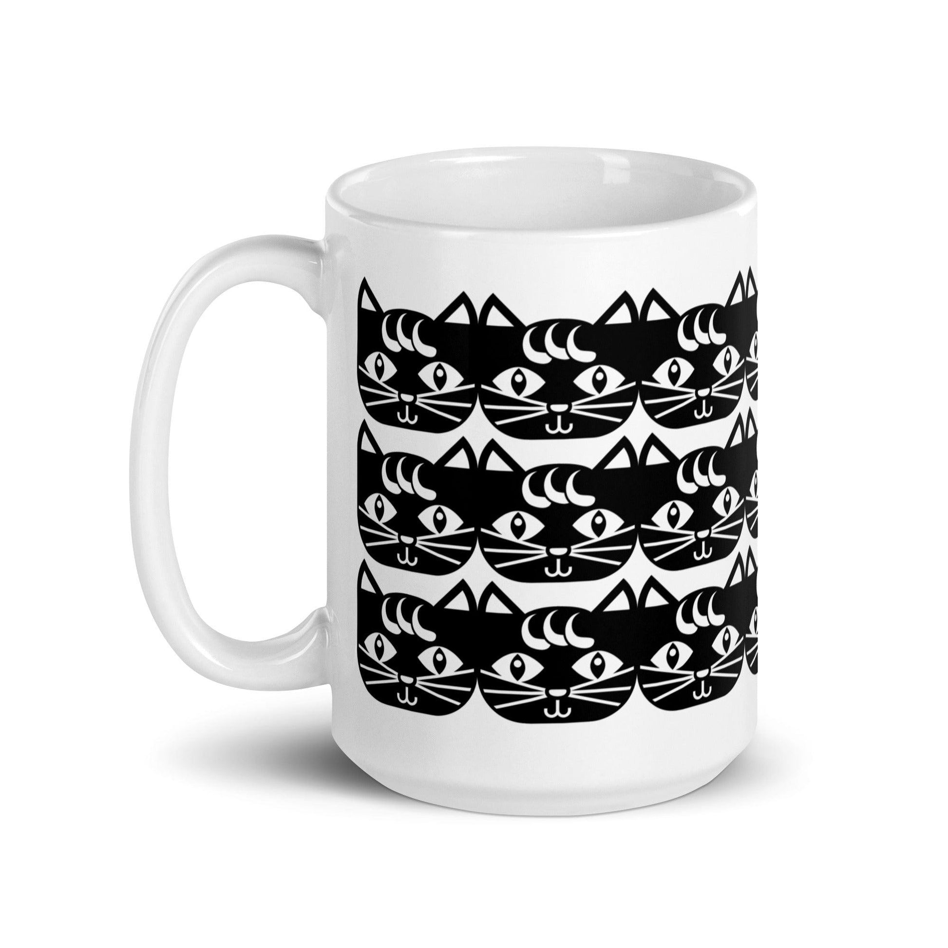 JUST MAU bw - Ceramic Mug - SHALMIAK