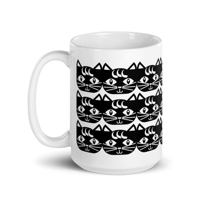 JUST MAU bw - Ceramic Mug - SHALMIAK