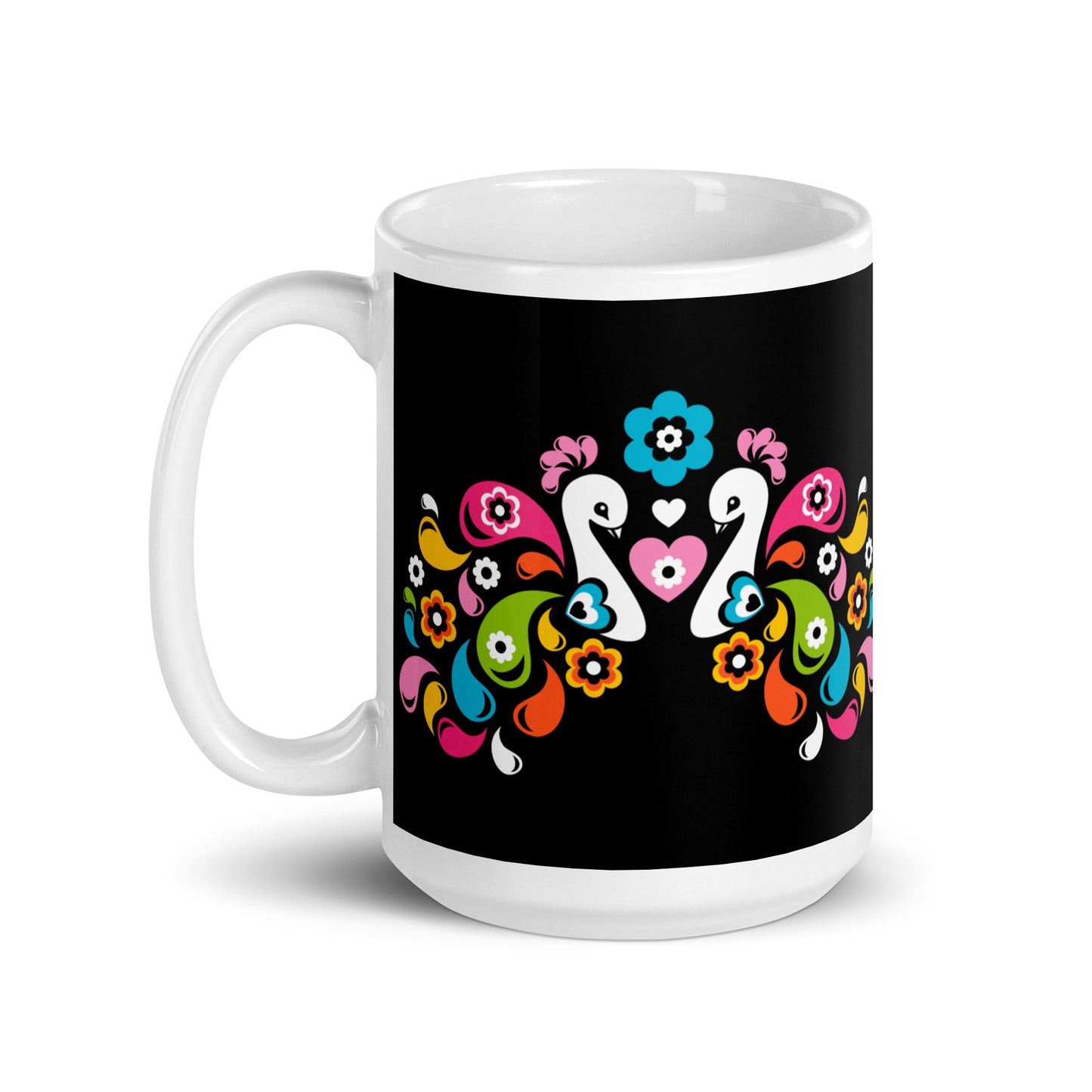 PEACOCK LOVE happy - Mug