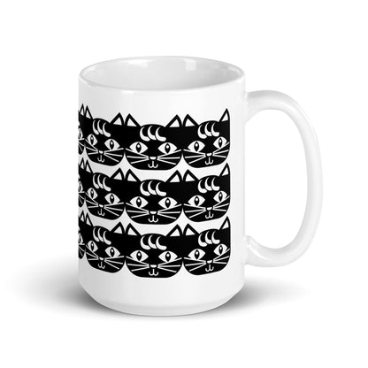 JUST MAU bw - Ceramic Mug - SHALMIAK