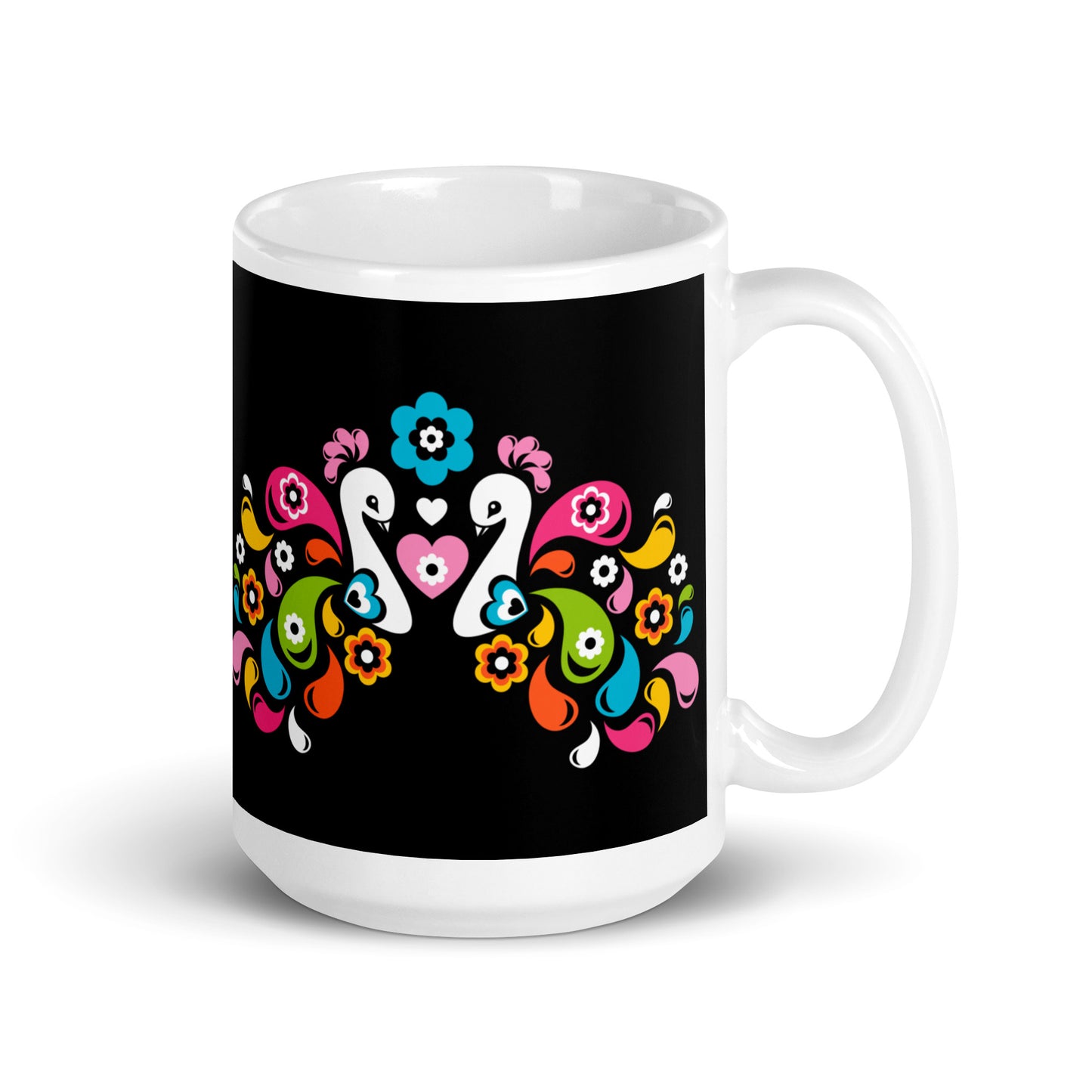 PEACOCK LOVE happy - Mug